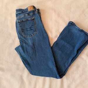 American Eagle Hi-Rise Skinny Kick Jeans Size 16 Long – Next Level Stretch